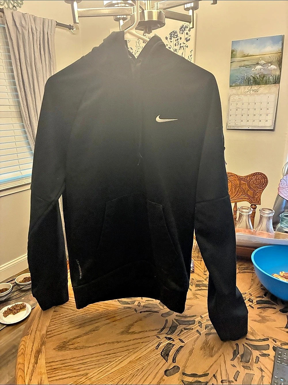 Nike Therma-FIT Black Hoodie Size Small Like New